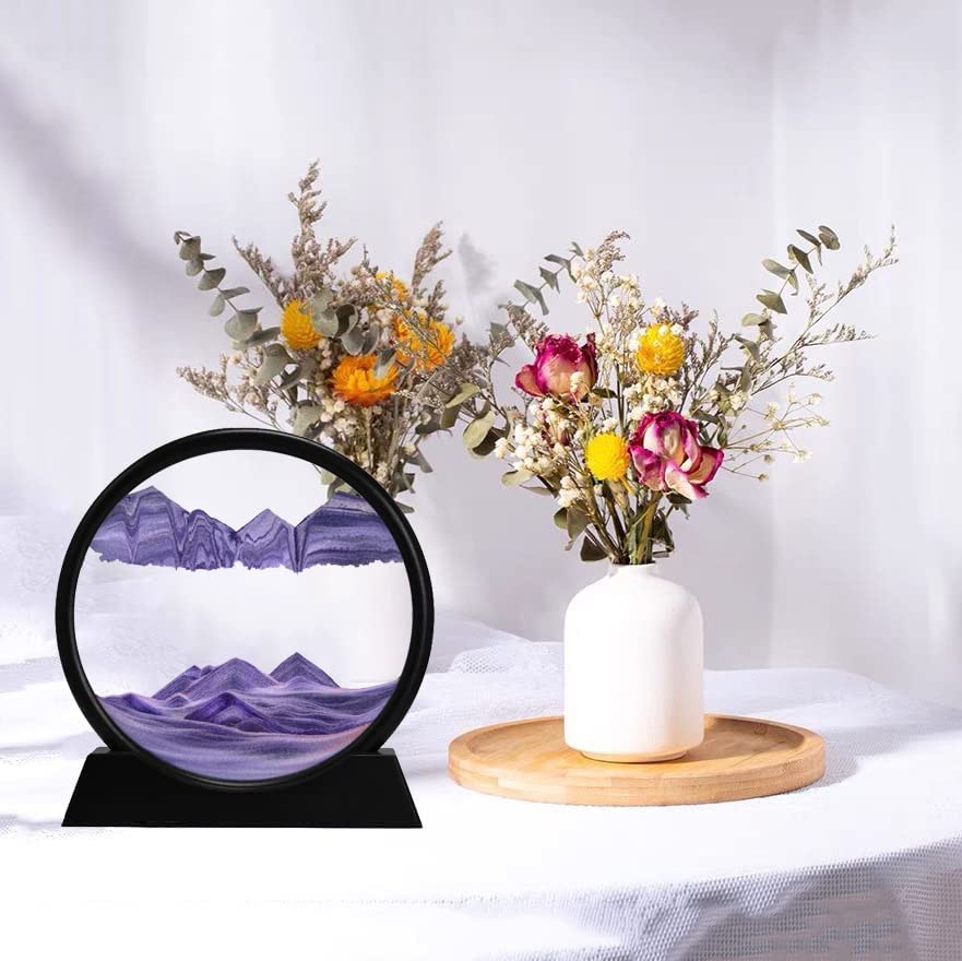 Sandscape Painting - Sand Clock - Moving Sand Art - Hourglass Sand Timer