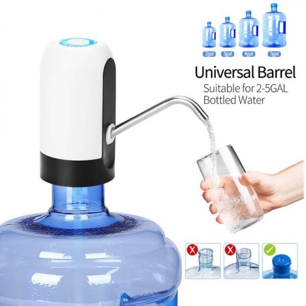 Electric USB Rechargeable Drinking Water Pump for Bottles