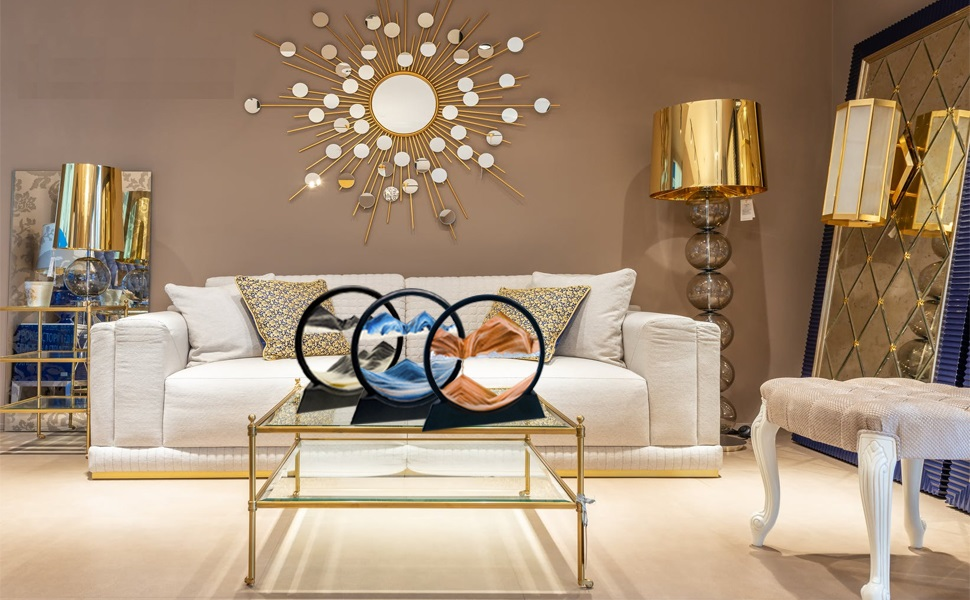 Sandscape Painting - Sand Clock - Moving Sand Art - Hourglass Sand Timer